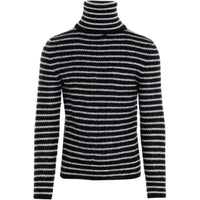 SAINT LAURENT Horizontal-stripe Roll-neck Jumper