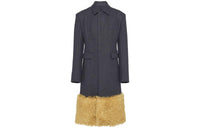 PRADA Coats Men Coal Gray