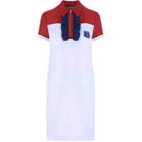 PRADA Short-Sleeved Dresses Women's Red