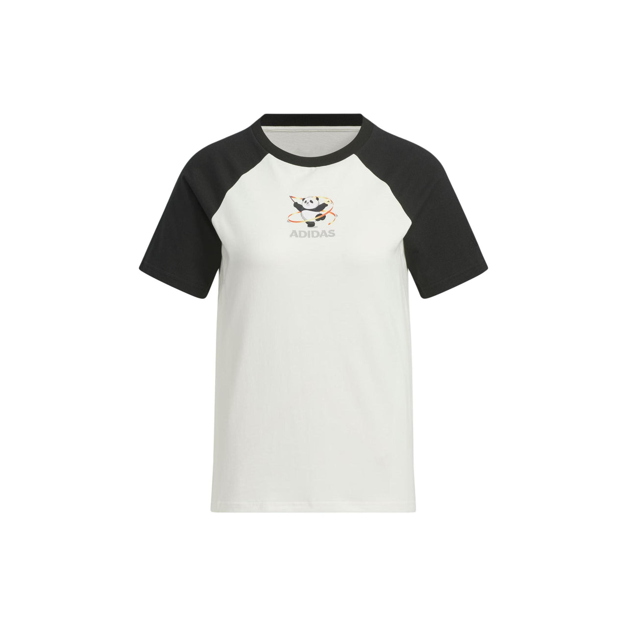 (WMNS) adidas China T-Shirt Asia Sizing 'White Black' JI6867