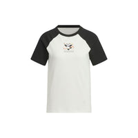 (WMNS) adidas China T-Shirt Asia Sizing 'White Black' JI6867