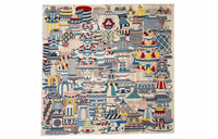 HERMES Silk Scarves Women's Multicolor