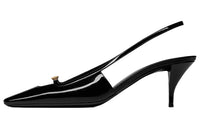SAINT LAURENT BLADE Slim Heel High Heels 6cm Women's Black