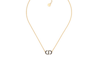 DIOR Metal, Painted Necklaces Women's Gold