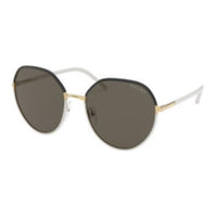 PRADA - Oval Sunglasses Unisex White