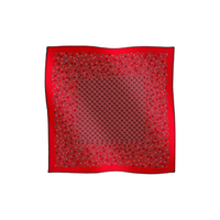 HERMES Silk Silk Scarves Men's Red
