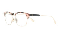 DIOR Acetate Irregular Shape Eyeglass Frames Women's Tortoiseshell