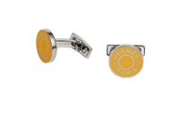 HERMES Cufflinks Unisex Yellow