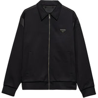 PRADA Logo Detailed Zip Up Jacket