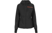 PRADA Windbreaker Jackets Women's Black