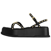 LOUIS VUITTON Maya Flatform Strap Sandals 5cm Women's Black