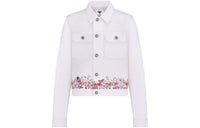 DIOR SS24 Denim Jacket Women's White