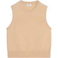 CELINE Tank Tops Women's Khaki