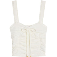 CELINE Gathered Cropped Top