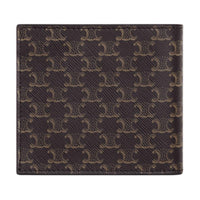 CELINE Bi fold Wallet In Triomphe Canvas