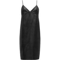 SAINT LAURENT Backless V-Neck Dress