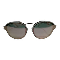 DIOR Metal Acetate Oval Sunglasses Unisex Gray