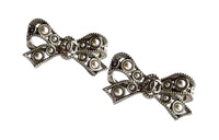 CHANEL Metal Stud Earrings Women's