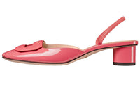 DIOR Block Heel High Heels 3.5cm Women's Pink