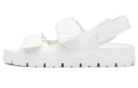 PRADA Padded Nappa Leather Sandals 'White' Women's