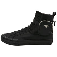 PRADA Re-Nylon High-Top Skateboard Shoes Men's Black