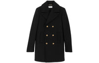 SAINT LAURENT Coats Women's Black
