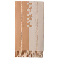 PRADA Small Jacquard-logo Wool Scarf