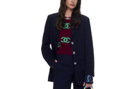 CHANEL Knitwear Women's Burgundy