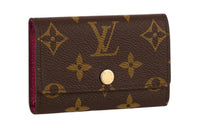 LOUIS VUITTON Canvas Key Pouch Men's Brown
