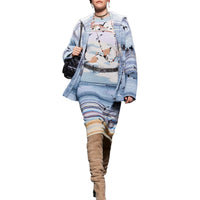 CHANEL Casual Long Skirts Women's Multicolor