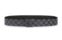 LOUIS VUITTON Attractive Smooth Buckle Leather Belts Men's