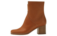 HERMES Flatteuse 60 Ankle Boots Women's Brown