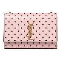 SAINT LAURENT Cow Leather Crossbody Bag, Shoulder Bag Regular Women's Pink