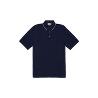 HERMES SS23 Polo Shirt Men's Marine Blue