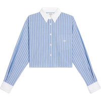 CELINE Crop Tops Women's Blue