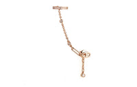 HERMES 18K Rose Gold Diamonds Earrings Women's Rose Gold