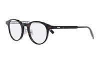 DIOR Acetate Oval Eyeglass Frames Men's Black