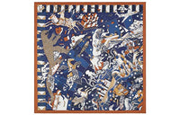 HERMES Silk Scarves Women's Brown