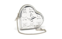 LOUIS VUITTON Coated Canvas Wallets Coin Purses Women's Silver