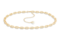 DIOR Chain Decoration Waist Chains Women's Gold Width Cm