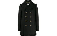 SAINT LAURENT Coats Women's Black
