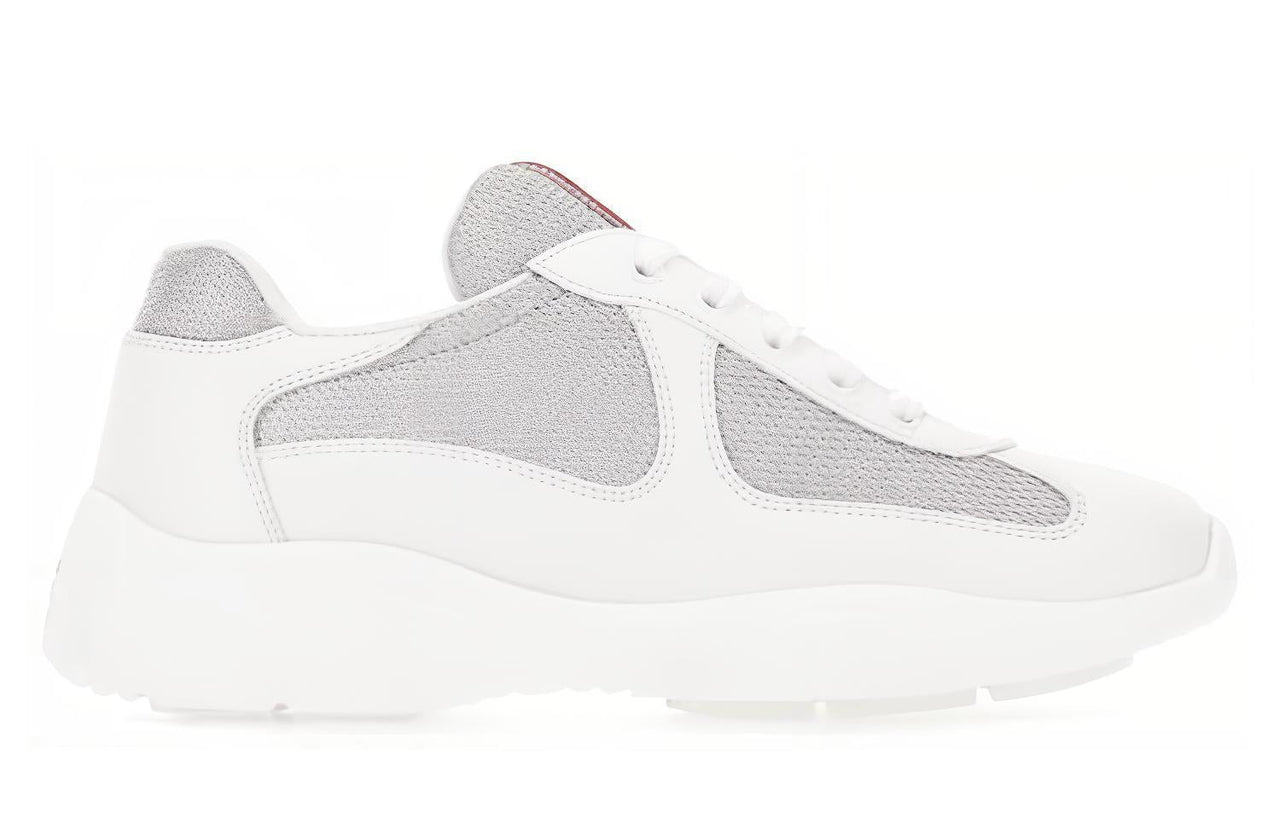 PRADA America's Cup Anti-Slip And Wear-Resistant Lightweight Low-Top Casual Shoes Women's White