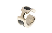 HERMES Clip-On Earrings Women's Silver