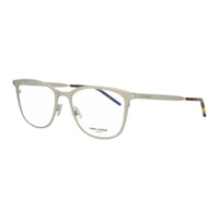SAINT LAURENT - Square Eyeglass Frames Men's Silver