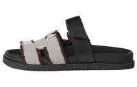 HERMES Chypre Slide Slippers Women's Black