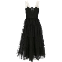 DIOR Sleeveless Dress Women's Black