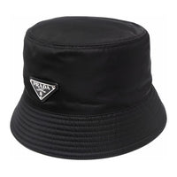 PRADA Cotton Bucket Hats Men's Black