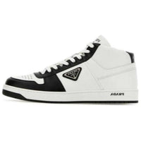 PRADA Slip-Resistant High-Top Skateboard Shoes Men's White