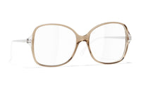 CHANEL Eyeglass Frames Women's Brown