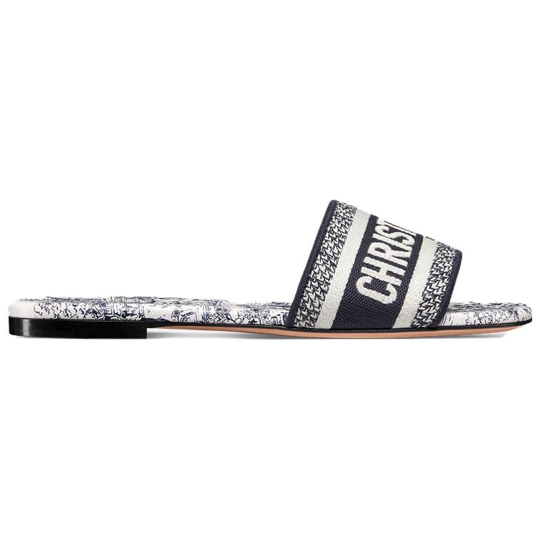 DIOR Dway Slide Slippers Women's Dark Blue
